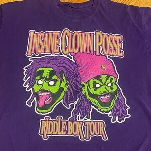 Insane Clown Posse ICP Riddlebox Tour 2016 Psychopathic RARE Tour T Shirt X L